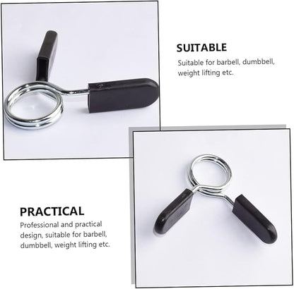 VANZACK 6pcs Barbell Buckle Sport Accessories Stainless Steel 1 in
