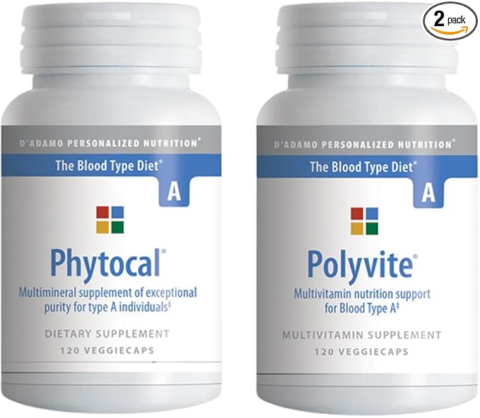 D'Adamo Personalized Nutrition - Optimal Health Stack (Blood Type A)