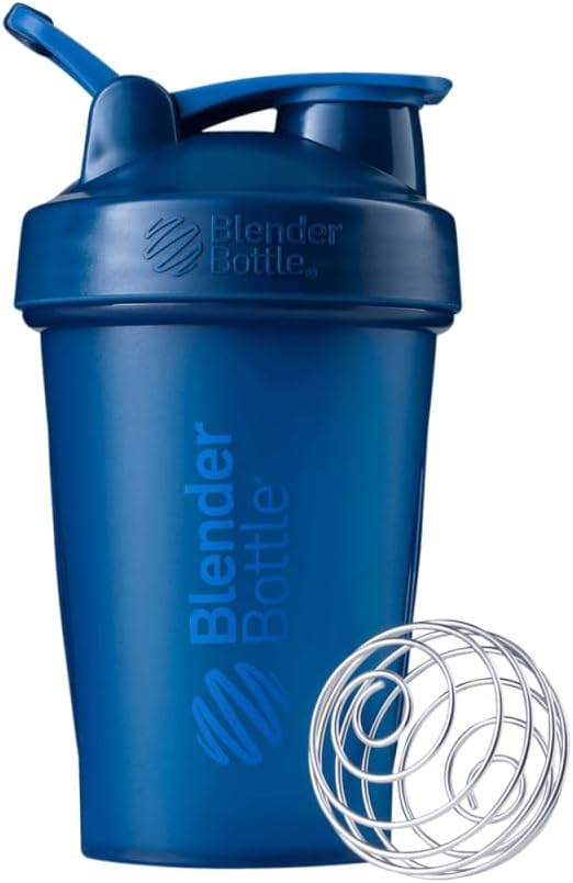 BlenderBottle Classic Shaker Bottle Perfect for Protein Shakes and Pre Workout, 20-Ounce, Navy