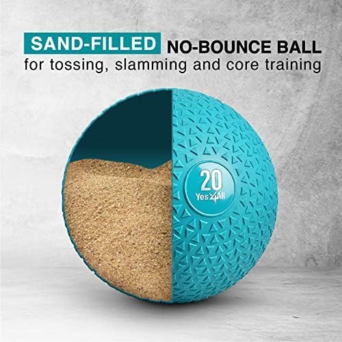 Yes4All Slam Ball 10-40lb Medicine