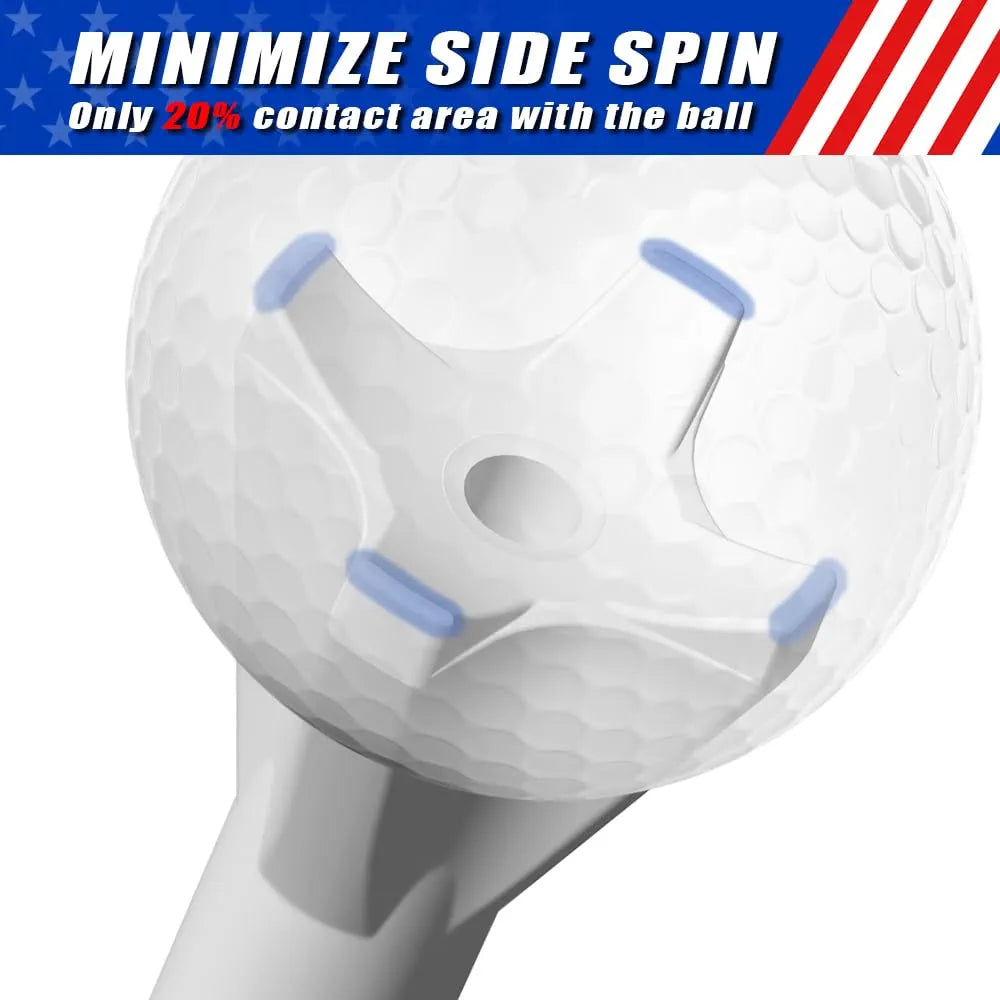 Premium Golf Tees Choose Between 200 Count or 100 Count, Professional Marking System Golf Tees 3-1/4 Inch, Reduce Friction Side Spin More Stable Golf Tees