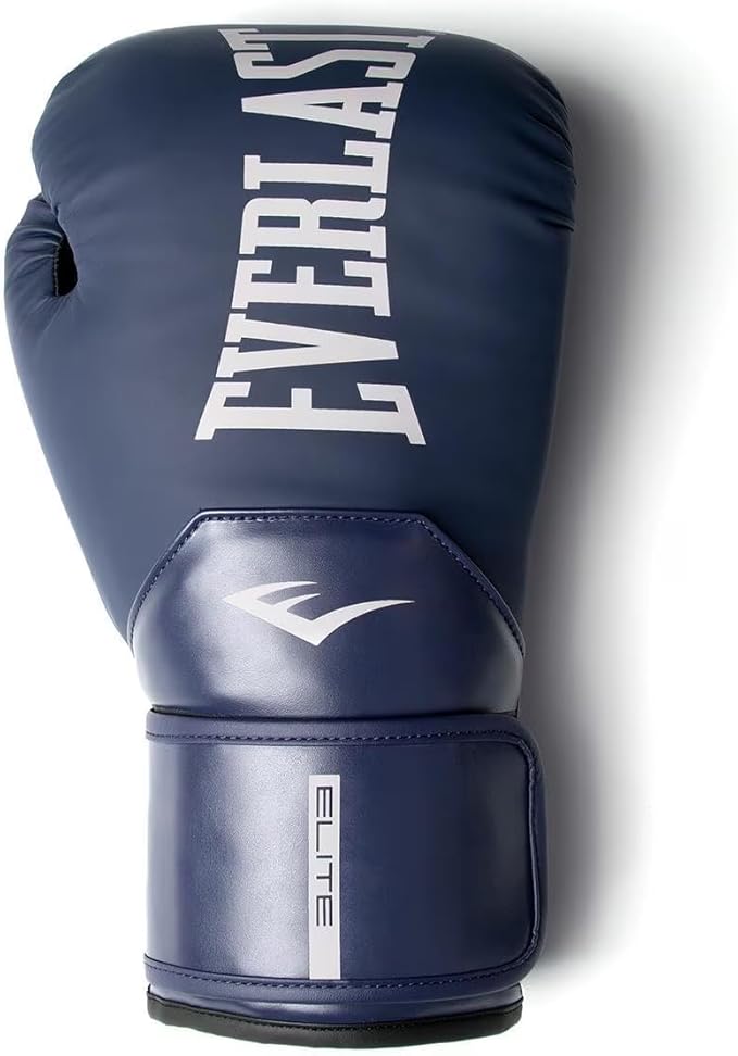 Everlast Elite 2 Boxing Gloves, Pro Training Gloves for Men and Women, Secure Fit Hook and Loop Closure & Ventilation, Heavy Bag & Speedbag Training.