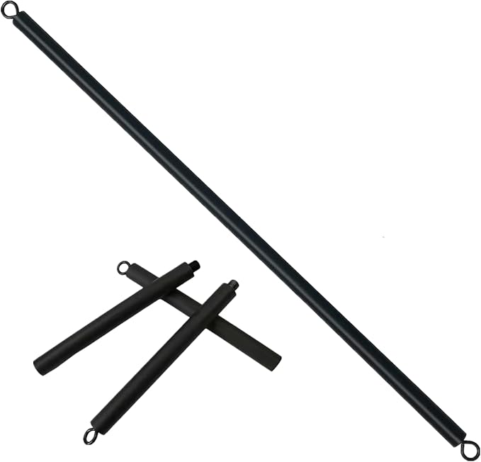 Resistance Band Bar 41Inch Workout 2 Carabineer