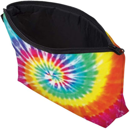 Cute Travel Makeup Bag Cosmetic Bag Small Pouch Gift for Women (Tie Dyed)