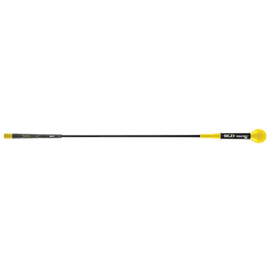 SKLZ Gold Flex Golf Swing Trainer and Warm-Up Stick - Essential Golf Accessories for Golfers, 48"/40” Golf Equipment for Distance, Balance Building, Power & Grip Training, Portable & Course-Legal