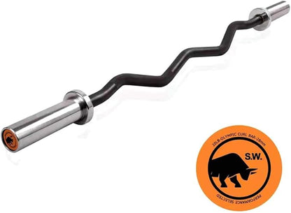 Chong Olympic Barbell 47Inch-4FT-350lb /86Inch-7FT-1500lb EZ Curl Weight Bar