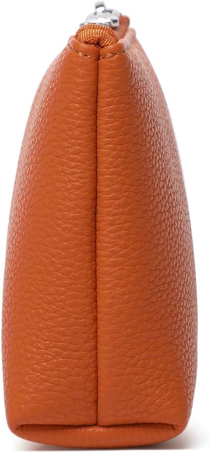 PU Leather Makeup Simple and Convenient Handbag Small Exquisite Storage Bag (Pu/Vitality Orange)