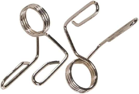 Power Systems Olympic Spring Barbell Collars 2-Pack, Steel (50440)