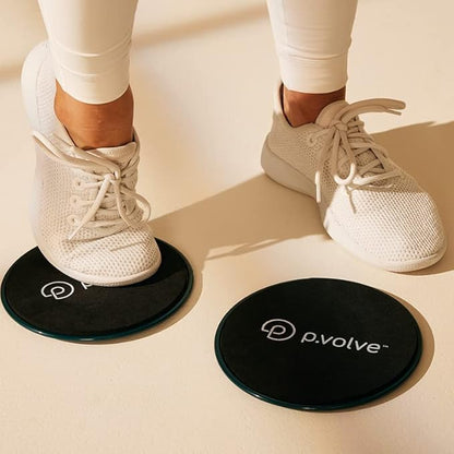 PVOLVE Gliding Discs for Home Workouts Exercise and