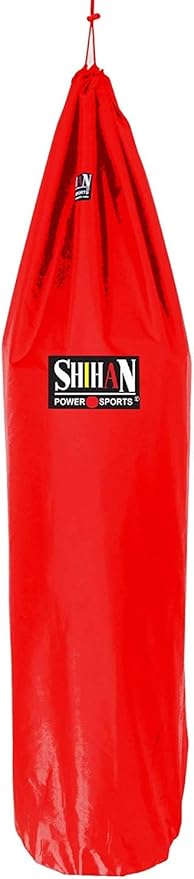 SHIHAN Power Sports Boxing Bag Cover Waterproof RED 5-6ft x 24inch Diameter Large Bag Punch Bag Outdoor Protection for Your Boxing Bag Ideal for freestanding Strike Bags