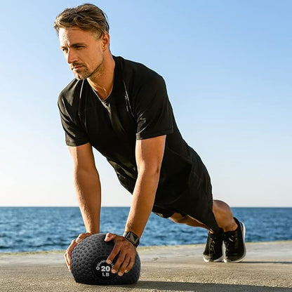 GYMENIST Weighted No Bounce Slam Ball Intensive Workout