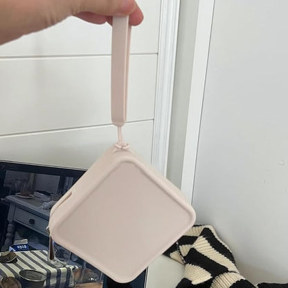 Silicone Mini Makeup Bag Pouch for Purse, Small Cosmetic Travel Bag Zipper Pouch Waterproof Cute Coin Purse Portable Makeup Storage Bag Travel Toiletry Organizers Bag for Women Girls