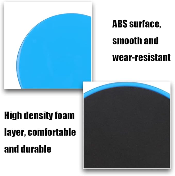 Non Slip Exercise Gliding Discs 2 Pcs Core