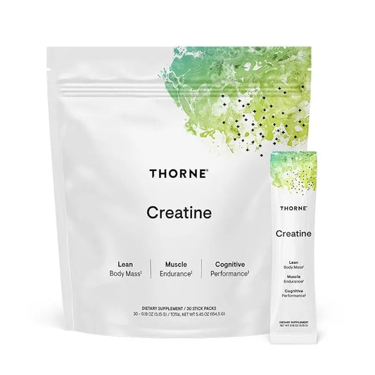 THORNE Creatine - Micronized Creatine Monohydrate Powder, Amino Acid Support for Muscles, Cellular Energy & Cognitive Function* - Unflavored - NSF Certified for Sport - 5 g per Serving - 30 Servings