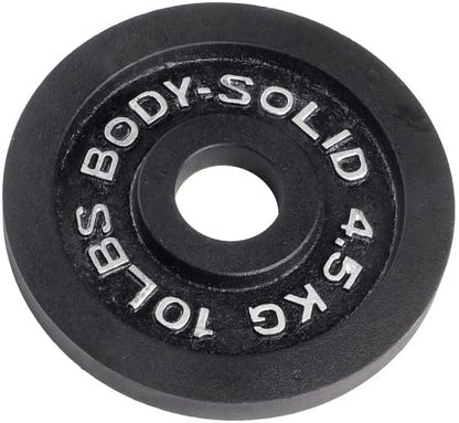 Body-Solid Cast Iron Olympic Weight Plate Set 2 Inch