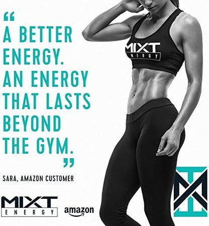 MIXT Energy Shaker Bottle, 16 oz. Shaker Bottle, BPA Free & Lid Mixing Technology (16 oz, Orange)