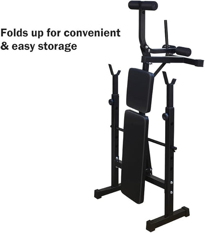 Utility Weight Bench Weight Bench Bench Press Set 67.72 x 32.68 x 46.46 In