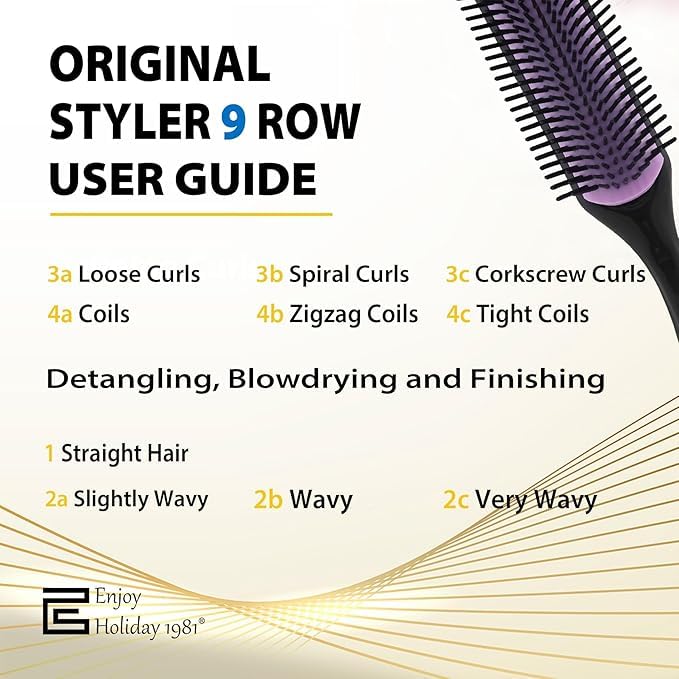 Curly Hair Brush for Women Men Curl Defining Hairbrush Unbrush Small Mini Detangler Wavy Edge Combs Barber Styling Tools Travel Accessories Cruise Ship Essential 2029 Beach Vacation Must Have Gift