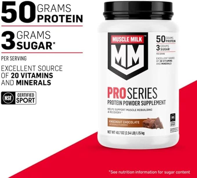 Muscle Mlk Pro Series 50 Knockout Chocolate, 2 Pounds