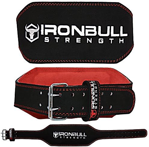 Weight Lifting Belt - 6-inch Padded Leather Weight
