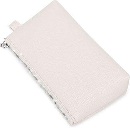 PU Leather Makeup Simple and Convenient Handbag Small Exquisite Storage Bag (Pu/French Oak)