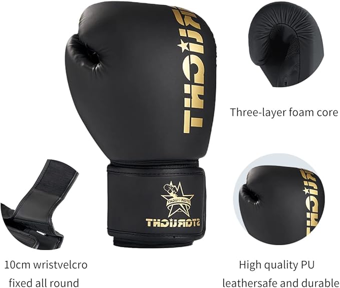 Boxing Gloves for Men Women, Sparring Training Punching MMA Kickboxing Boxing Gloves, Heavy Bag Workout Gloves for Boxing, Kickboxing, Muay Thai, MMA