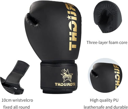 Boxing Gloves for Men Women, Sparring Training Punching MMA Kickboxing Boxing Gloves, Heavy Bag Workout Gloves for Boxing, Kickboxing, Muay Thai, MMA