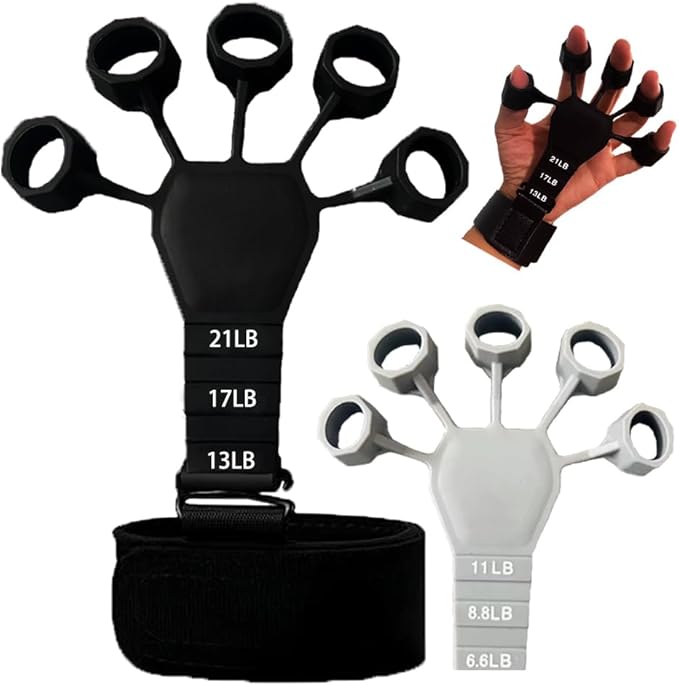 Grip Strength Trainer 6 Resistant Therapy(2PCS)