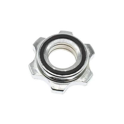 Barbells Hex Nut Anti-Slip 2PCS 25mm Barbell Spin-Lock
