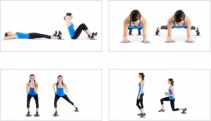 Double Sided Slide Core Slide Ultimate Core Coach Gym