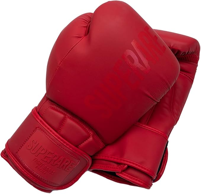 Superare Supergel V Boxing Gloves, Professional Training, Fighting, Kickboxing, Muay Thai and MMA Gloves, for Men and Women, Comfortable Strap Closure
