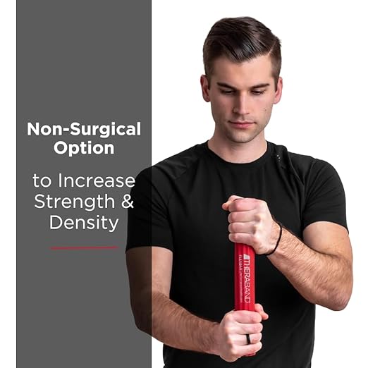 THERABAND FlexBar, Tennis Elbow Therapy Bar, Relieve Tendonitis