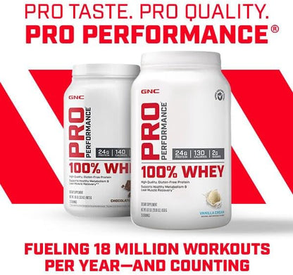 GNC Pro Performance 100% Whey Protein Powder - Chocolate Supreme, 64 Servings, Supports Healthy Metabolism and Lean Muscle Recovery