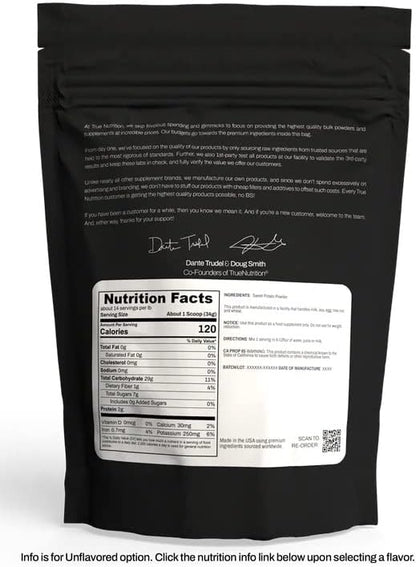True Nutrition - Sweet Potato Powder - Paleo Friendly and Vegan Carbohydrate Powder or Meal Replacement - 1lb