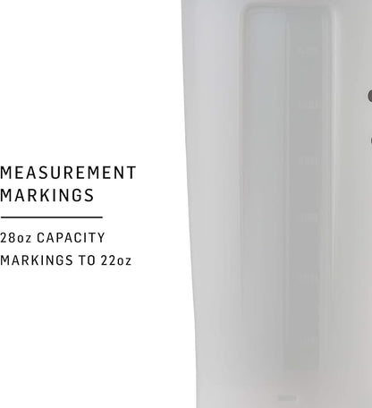 BlenderBottle Just for Fun Classic Shaker Bottle Perfect for Protein Shakes and Pre Workout, 28-Ounce, What's Shakin'