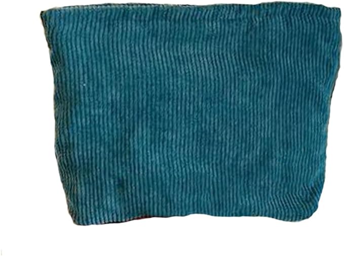Cosmetic Bags for Women Makeup Bag Large Capacity Purse Travel Toiletry Zipper Storage Pouch Make up Brushes Organizer for Gifts (Corduroy, Turquoise)