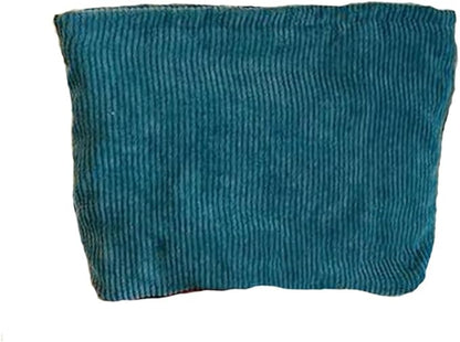 Cosmetic Bags for Women Makeup Bag Large Capacity Purse Travel Toiletry Zipper Storage Pouch Make up Brushes Organizer for Gifts (Corduroy, Turquoise)