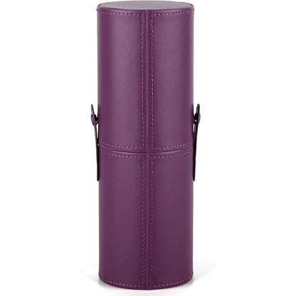 Narwey Makeup Brush Holder Travel Brushes Case Bag Cup Storage Dustproof for Women (Purple)