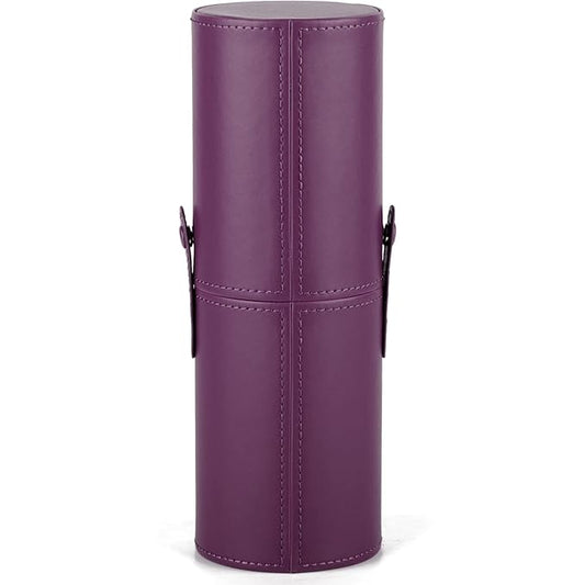 Narwey Makeup Brush Holder Travel Brushes Case Bag Cup Storage Dustproof for Women (Purple)