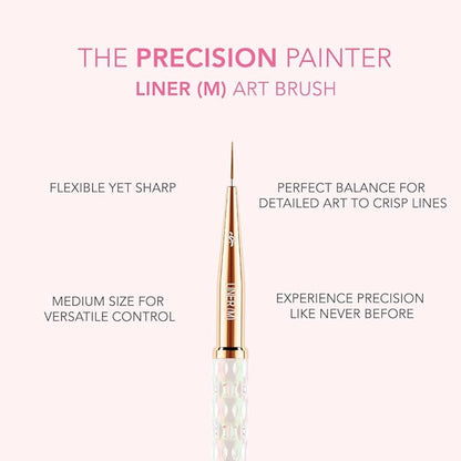 Kiara Sky Nail Art Brush | M Liner | 9mm flexible sharp point