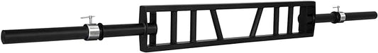 Yes4All Multi Grip Barbell & Cable Attachment - 2 Collars,