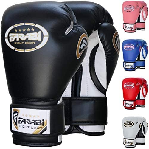 Farabi Sports Kids Boxing Gloves 4, 6, 8-oz Boxing Gloves for Kids Junior Boxing Gloves Youth Boxing Gloves Boys and Girls Boxing Training Gloves for MMA Muay Thai & Punching Bag