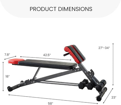 Finer Form Multi-Functional Gym Bench for Full All-in-One