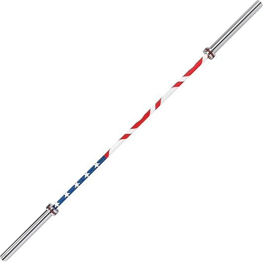 Signature Fitness Olympic Cerakote Barbell – for Home 190K PSI 1,500-Pound Capacity,