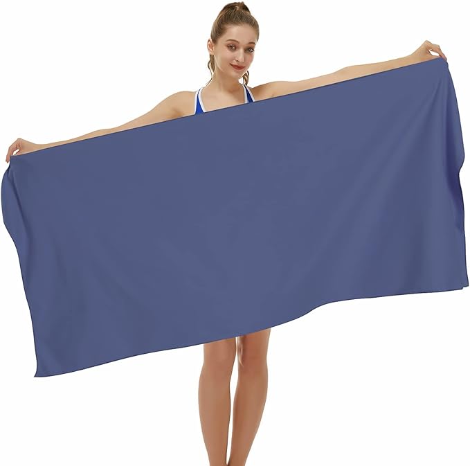 CHARS Camping Towels Microfiber Sand Free Beach Towel (30" x 63") with