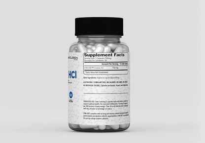 Creatine HCL Capsules | Stimulant-Free | 60 Count | 750mg Each | Supports Muscle | Brain | Heart Health | Immune & metabolic Support | Dietary Supplement