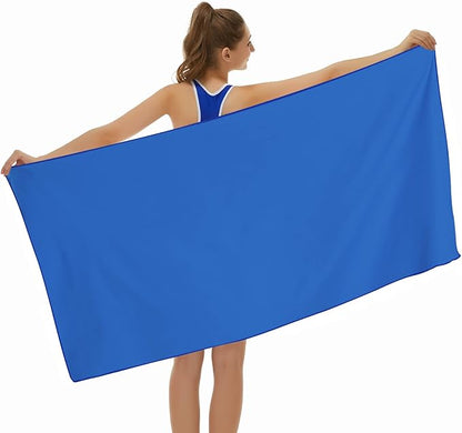CHARS Camping Towels Microfiber Sand Free Beach Towel (30" x 63") with