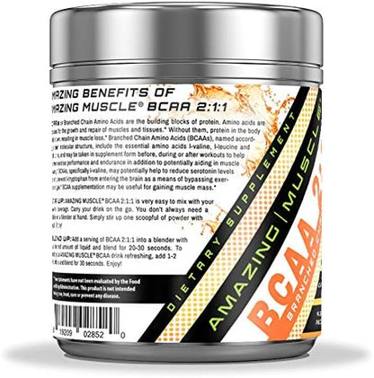 2:1:1 Branched Chain Amino Acids Supplement | 6000 Mg Per Serving Supplement | Pina Colada Flavor | 30 Servings