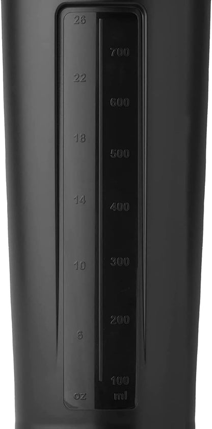 BlenderBottle Classic V2 Shaker Bottle Perfect for Protein Shakes and Pre Workout, 32-Ounce, Black