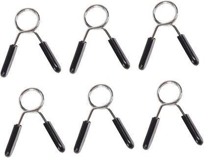 VANZACK 6pcs Barbell Buckle Sport Accessories Stainless Steel 1 in